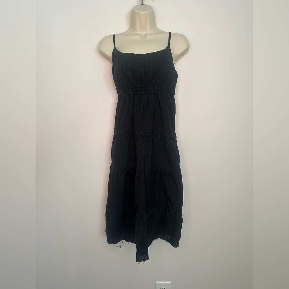 So Wear It Declare It Black Sleeveless Midi Sundress